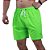 Short Tactel Masculino Plus Size Marphim Verde Flúor - Imagem 1