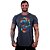 Camiseta Longline Masculina Manga Curta MXD Conceito Caveira Abstrata - Imagem 4