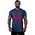 Camiseta Longline Masculina Manga Curta MXD Conceito Crânio Vermelho - Imagem 2