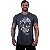 Camiseta Longline Masculina Manga Curta MXD Conceito Caveira Liquida - Imagem 3