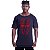 Camiseta Morcegão Masculina MXD Conceito Crânio Vermelho - Imagem 3