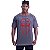 Camiseta Morcegão Masculina MXD Conceito Crânio Vermelho - Imagem 4