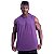 Regata Machão com Capuz Longline MXD Conceito 100% Algodão Roxo - Imagem 1