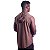 Regata Machão com Capuz Longline MXD Conceito 100% Algodão Marrom - Imagem 2
