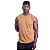 Regata Machão Longline Sem Manga MXD Conceito 100% Algodão Marrom Argila - Imagem 3