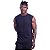 Regata Machão Longline Sem Manga MXD Conceito 100% Algodão Preto - Imagem 4