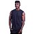 Regata Machão Longline Sem Manga MXD Conceito 100% Algodão Preto - Imagem 1
