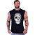 Regata Machão Longline Sem Manga MXD Conceito Forest Skull - Imagem 3