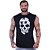 Regata Machão Longline Sem Manga MXD Conceito Puzzle Skull - Imagem 6