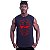 Regata Machão Longline Sem Manga MXD Conceito Red Skull Mask - Imagem 2