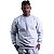 Blusa Moletom Lisa Basic Masculina MXD Conceito Sem Touca Mescla Tradicional - Imagem 3