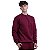Blusa Moletom Lisa Basic Masculina MXD Conceito Sem Touca Bordô - Imagem 1