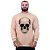 Blusa Moletom Basic Masculina MXD Conceito Sem Touca Crânio Pontilhado - Imagem 2