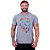 Camiseta Tradicional Masculina Manga Curta MXD Conceito Caveira Abstrata - Imagem 5