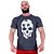 Camiseta Tradicional Masculina Manga Curta MXD Conceito Puzzle Skull - Imagem 6