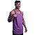 Regata Longline Cavada Lisa Masculina MXD Conceito 100% Algodão Roxa - Imagem 1