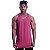 Regata Longline Cavada Lisa Masculina MXD Conceito 100% Algodão Bordô - Imagem 3