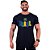 Camiseta Longline Masculina MXD Conceito Brasil Escrita Colorida - Imagem 2