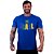Camiseta Tradicional Masculina MXD Conceito Brasil Escrita Colorida - Imagem 3