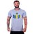 Camiseta Tradicional Masculina MXD Conceito Brasil Escrita Colorida - Imagem 3