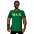 Camiseta Tradicional Masculina MXD Conceito Escrita Brasil Amarelo - Imagem 1