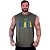 Regata Longline Machão Masculina MXD Conceito Brasil Escrita Colorida - Imagem 4