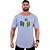 Camiseta Morcegão Masculina MXD Conceito Brasil Escrita Colorida - Imagem 4