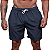 Short Tactel Elastic Masculino MXD Conceito 2 Bolsos Laterais Chumbo - Imagem 1