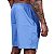 Short Tactel Elastic Masculino MXD Conceito 2 Bolsos Laterais Azul Piscina - Imagem 3