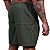 Short Tactel Elastic Masculino MXD Conceito 2 Bolsos Laterais Verde Militar - Imagem 3