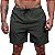 Short Tactel Elastic Masculino MXD Conceito 2 Bolsos Laterais Verde Militar - Imagem 1