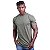 Camiseta Tradicional Masculina MXD Conceito 100% Algodão Verde Miltar - Imagem 1