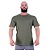 Camiseta Tradicional Masculina MXD Conceito 100% Algodão Verde Miltar - Imagem 1