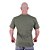 Camiseta Tradicional Masculina MXD Conceito 100% Algodão Verde Miltar - Imagem 2
