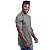 Camiseta Tradicional Masculina MXD Conceito 100% Algodão Verde Miltar - Imagem 2
