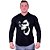Camiseta Manga Longa Longline Com Touca MXD Conceito Skull Monkey - Imagem 4