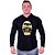 Camiseta Manga Longa Longline Com Touca MXD Conceito Hard Core Skull - Imagem 3