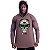 Camiseta Manga Longa Longline Com Touca MXD Conceito Caveira Mexicana - Imagem 5