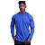 Camiseta Manga Longa Longline Com Touca MXD Conceito Azul - Imagem 1