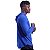 Camiseta Manga Longa Longline Com Touca MXD Conceito Azul - Imagem 3