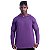 Camiseta Manga Longa Longline Com Touca MXD Conceito Roxo - Imagem 1