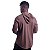 Camiseta Manga Longa Longline Com Touca MXD Conceito Marrom - Imagem 2