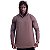 Camiseta Manga Longa Longline Com Touca MXD Conceito Marrom - Imagem 3