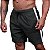 Short Tactel Listrado Elastic Masculino MXD Conceito 3 Bolsos Verde Militar Com Listra Branca - Imagem 2