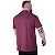 Camiseta Plus Size Tradicional Manga Curta MXD Conceito 50% Algodão 50% Poliéster Mescla Bordo - Imagem 2