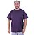 Camiseta Plus Size Tradicional Manga Curta MXD Conceito Mescla Roxo - Imagem 1