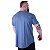 Camiseta Longline Plus Size MXD Conceito Manga Curta Mescla Marinho - Imagem 2
