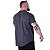 Camiseta Longline Plus Size MXD Conceito Manga Curta Mescla Preto - Imagem 2