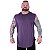 Regata Machão Longline Sem Manga Plus Size MXD Conceito 50% Algodão 50% Poliéster Mescla Roxo - Imagem 1