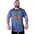 Camiseta Longline Estampada Plus Size MXD Conceito Manga Curta Leão Good Vibes - Imagem 2